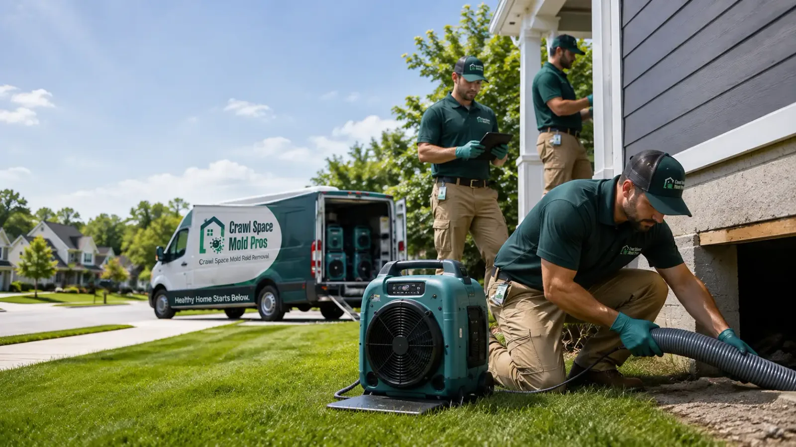 Crawl Space Mold Removal in Commodore, PA